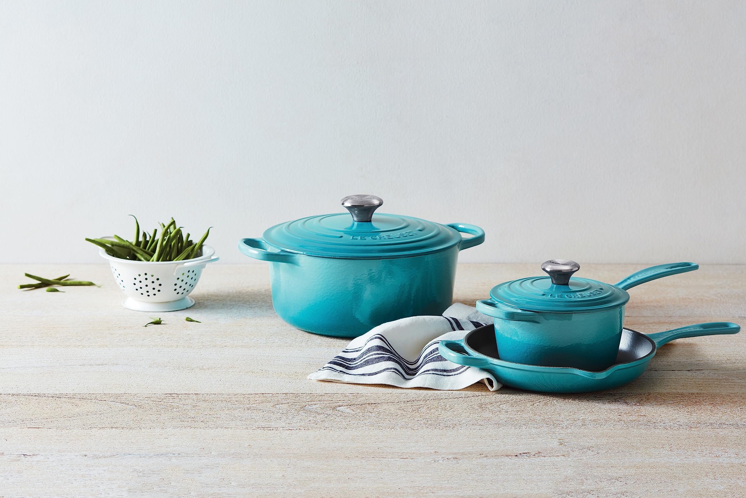 Le Creuset peso ligero, facilita levantar y mover la olla.