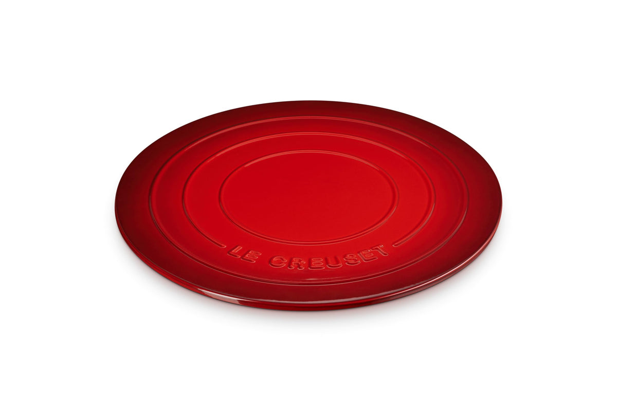 Le Creuset piedra cerámica para pizza 15 pulgadas Cerise, distribución uniforme del calor para hornear.