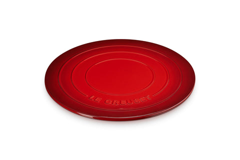 Le Creuset piedra cerámica para pizza 15 pulgadas Cerise, distribución uniforme del calor para hornear.