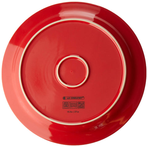 Le Creuset plato-cena cerise 10,5 pulg; retención de calor para servir.