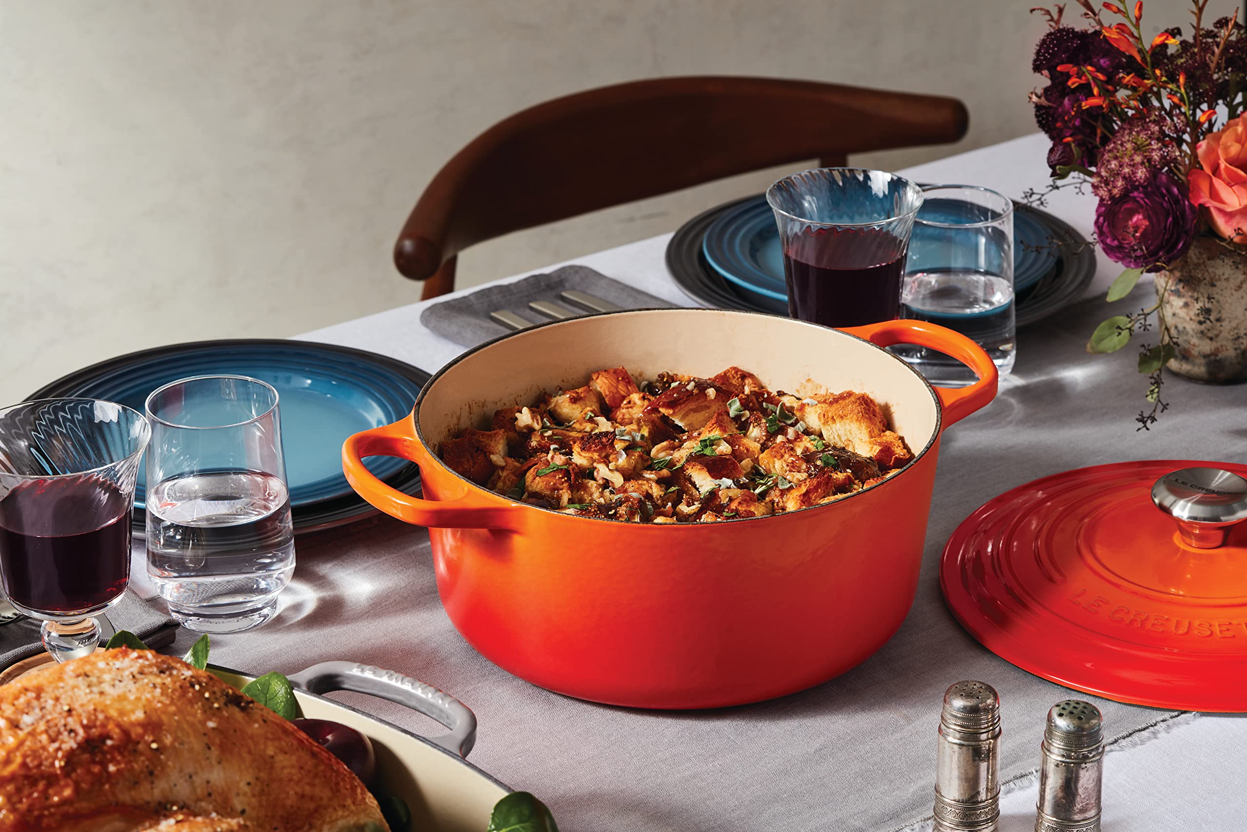 Le Creuset Pomo de acero inoxidable Flame resistente a temperaturas