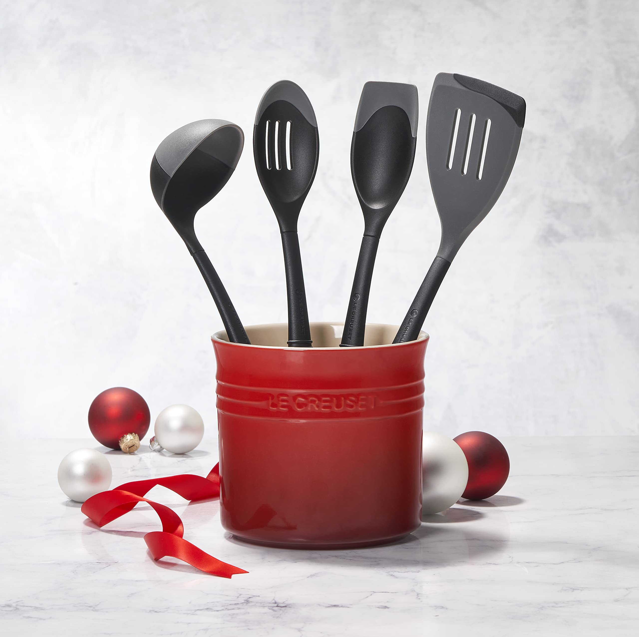 Le Creuset Cucharón Bi-Material Resistente al Calor, apto para lavavajillas, uso diario