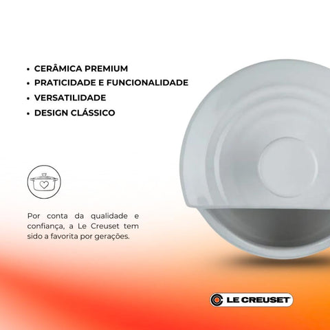 Le Creuset salero lavable en lavavajillas para limpieza rápida.