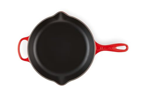 Le Creuset sartén enamelada cerise duradera y fácil de limpiar para uso diario
