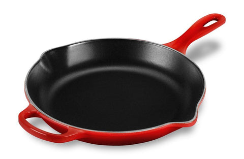 Le Creuset sartén enamelada cerise apta para lavavajillas
