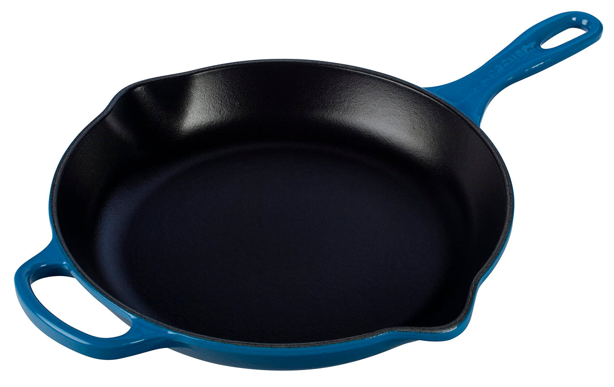 Le Creuset sartén de hierro esmaltado Signature Marseille exterior, distribución de calor para dorar y sellar