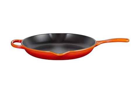 Le Creuset Sartén de hierro esmaltado, mango en asa, lista para usar