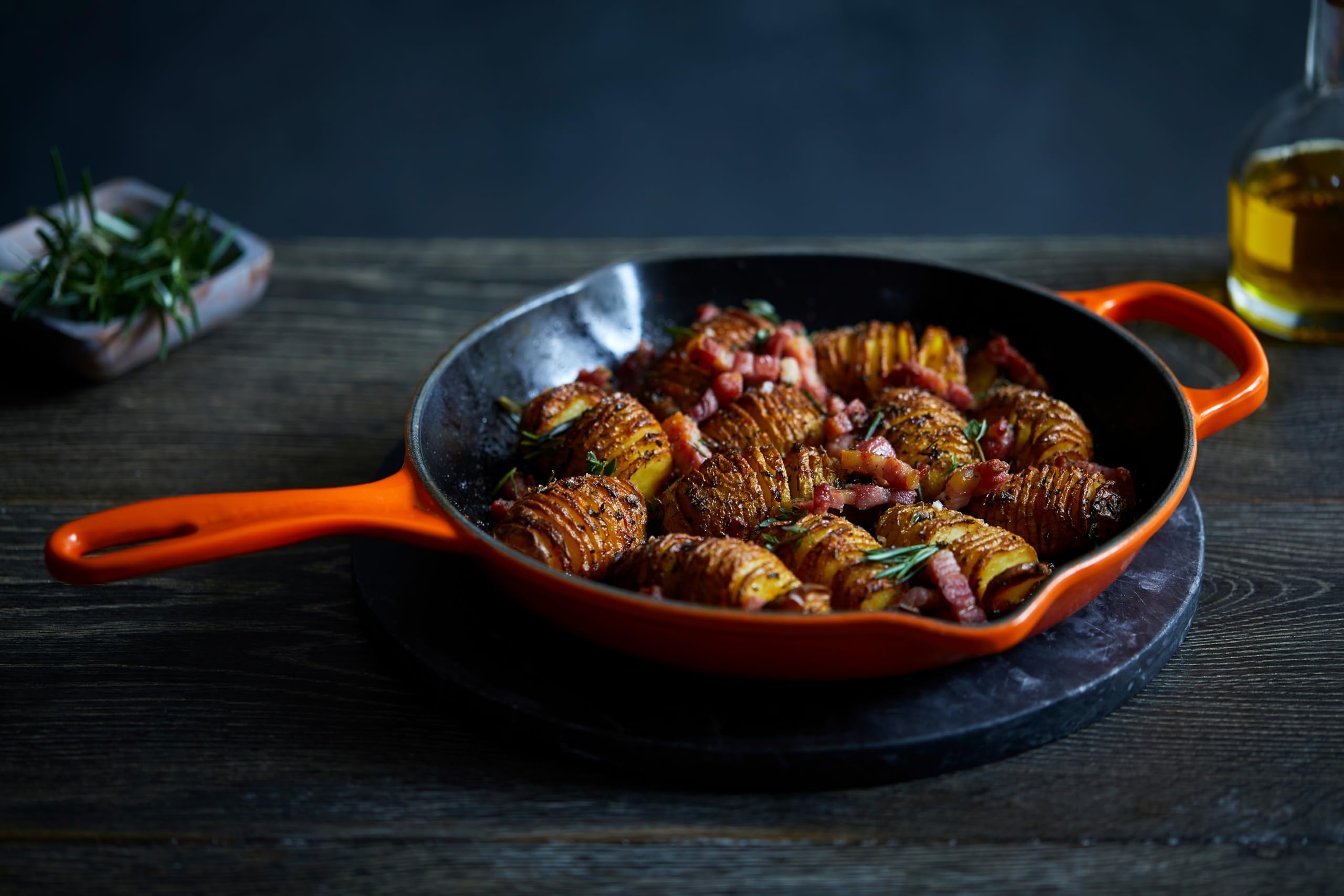 Le Creuset hierro esmaltado ligero, manejo cómodo
