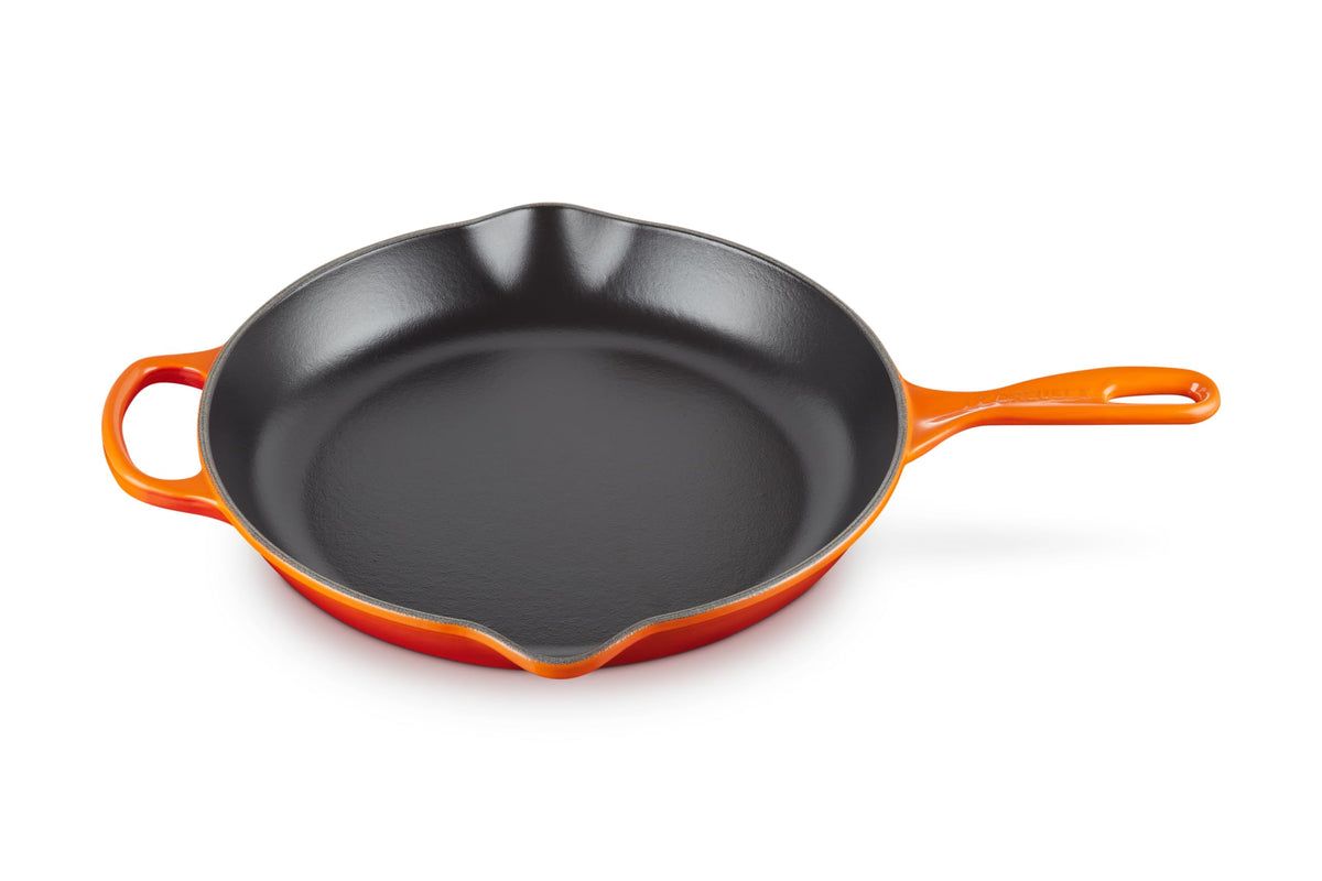 Le Creuset Sartén Signature, interior negro satinado, distribución de calor uniforme