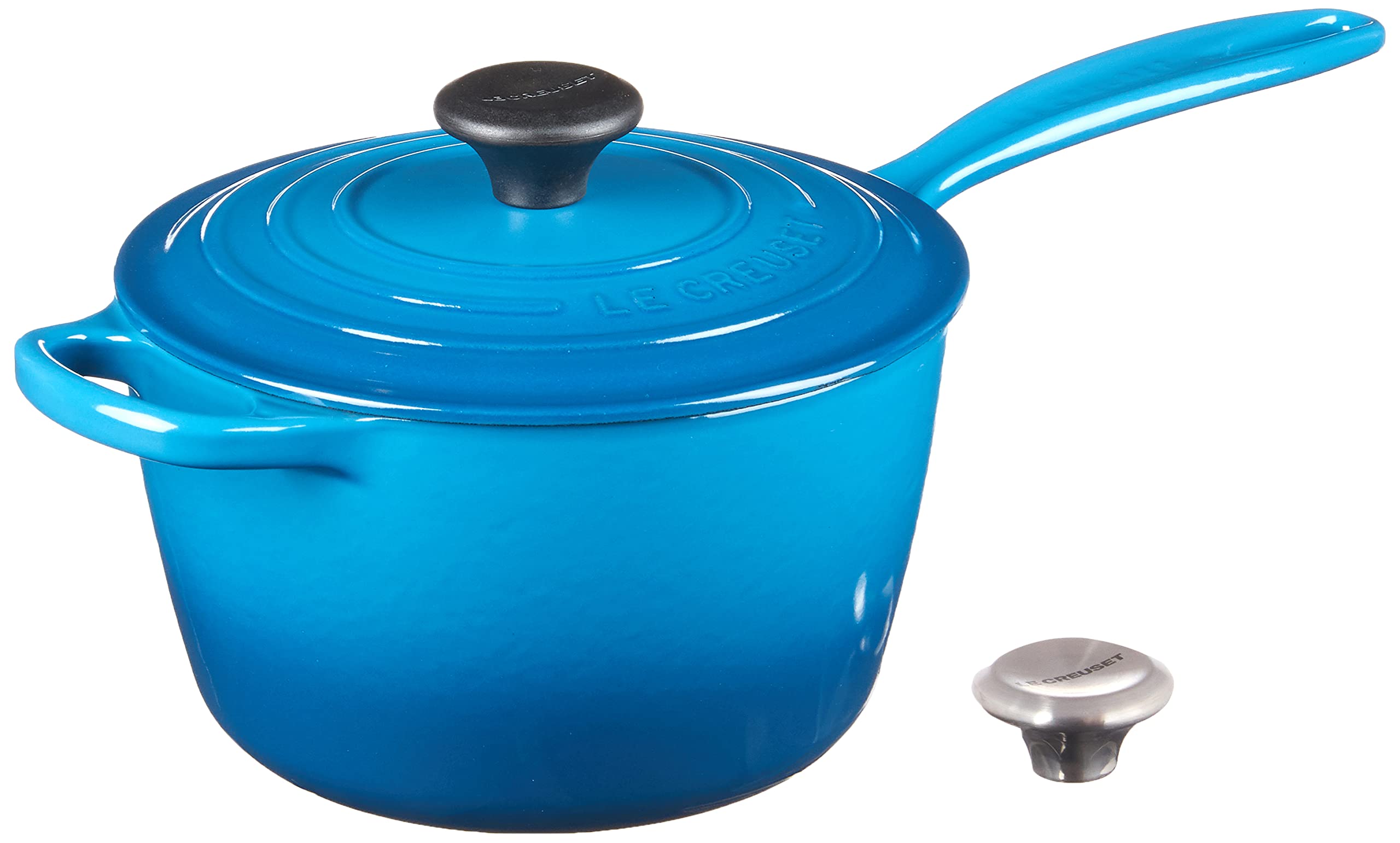 La sartén Le Creuset Signature esmaltado Marseille, mango ergonómico para manejo cómodo.