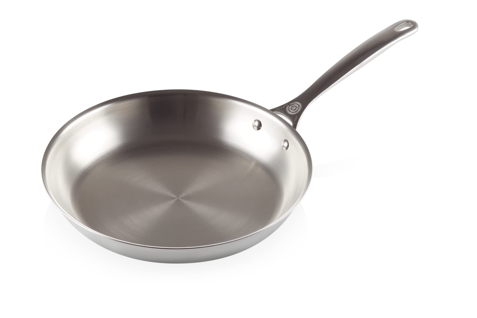Le Creuset Sartén de triple capa 12 pulgadas con base de aluminio para distribución de calor uniforme