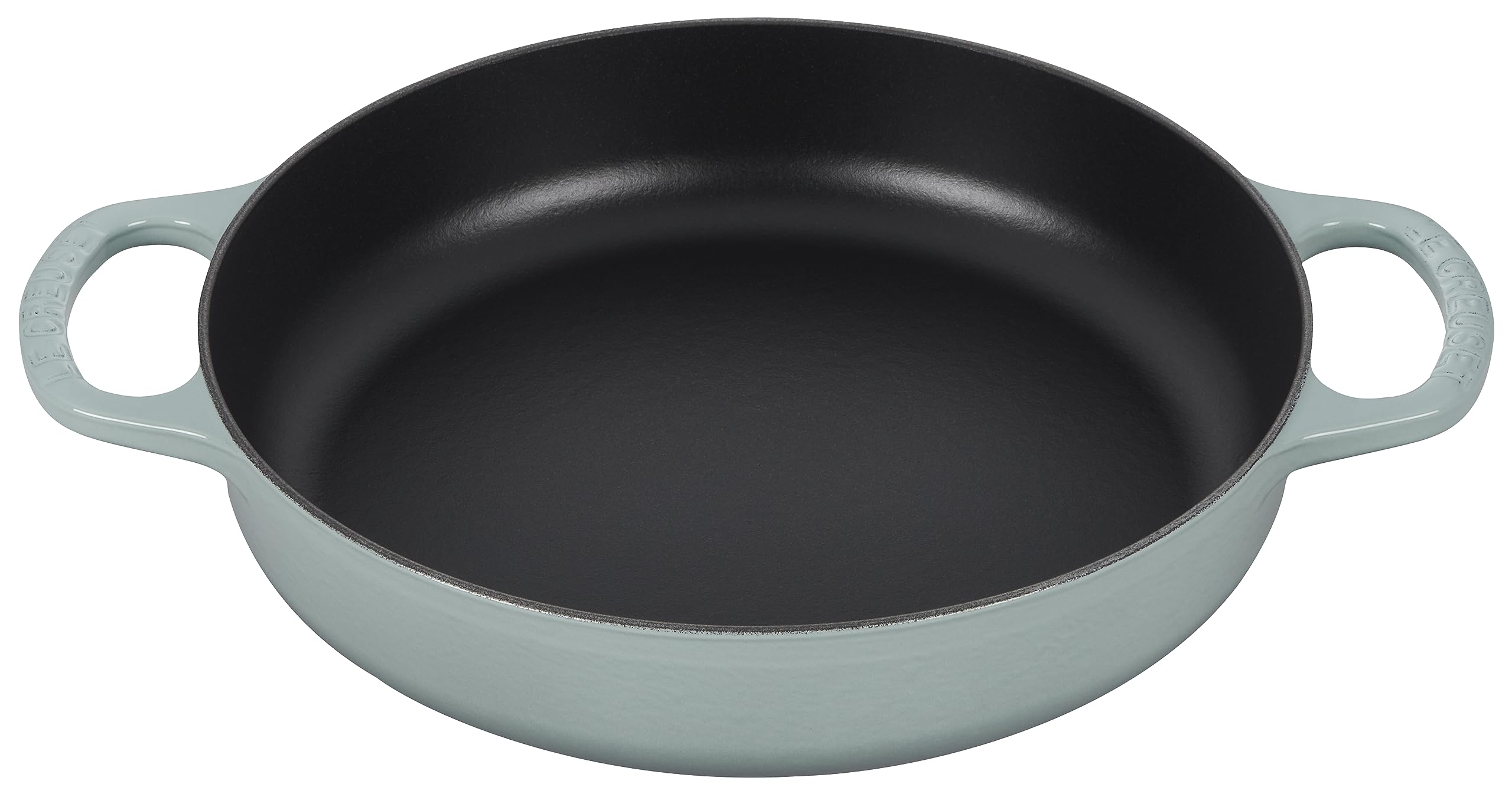 Le Creuset Signature Sartén de hierro fundido Sea Salt para uso diario y distribución de calor