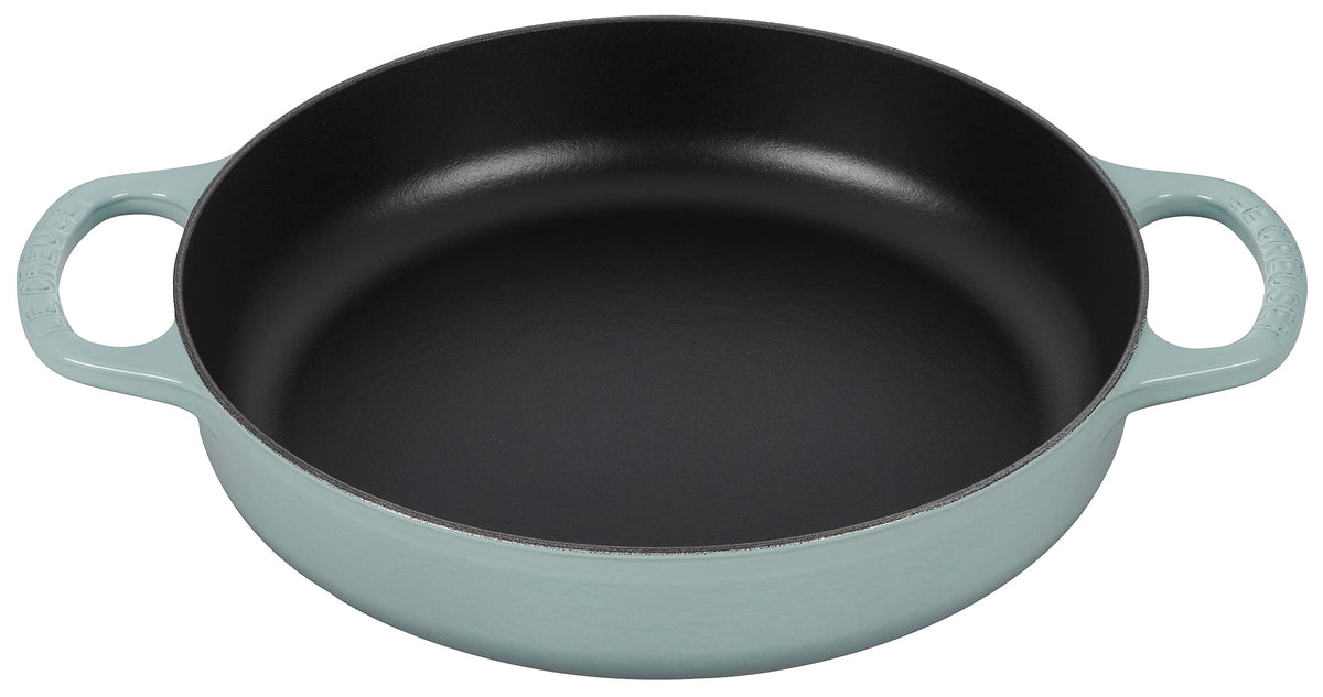 Le Creuset Signature Sartén de hierro fundido Sea Salt para uso diario y distribución de calor