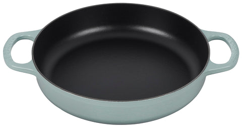 Le Creuset Signature Sartén de hierro fundido Sea Salt para uso diario y distribución de calor