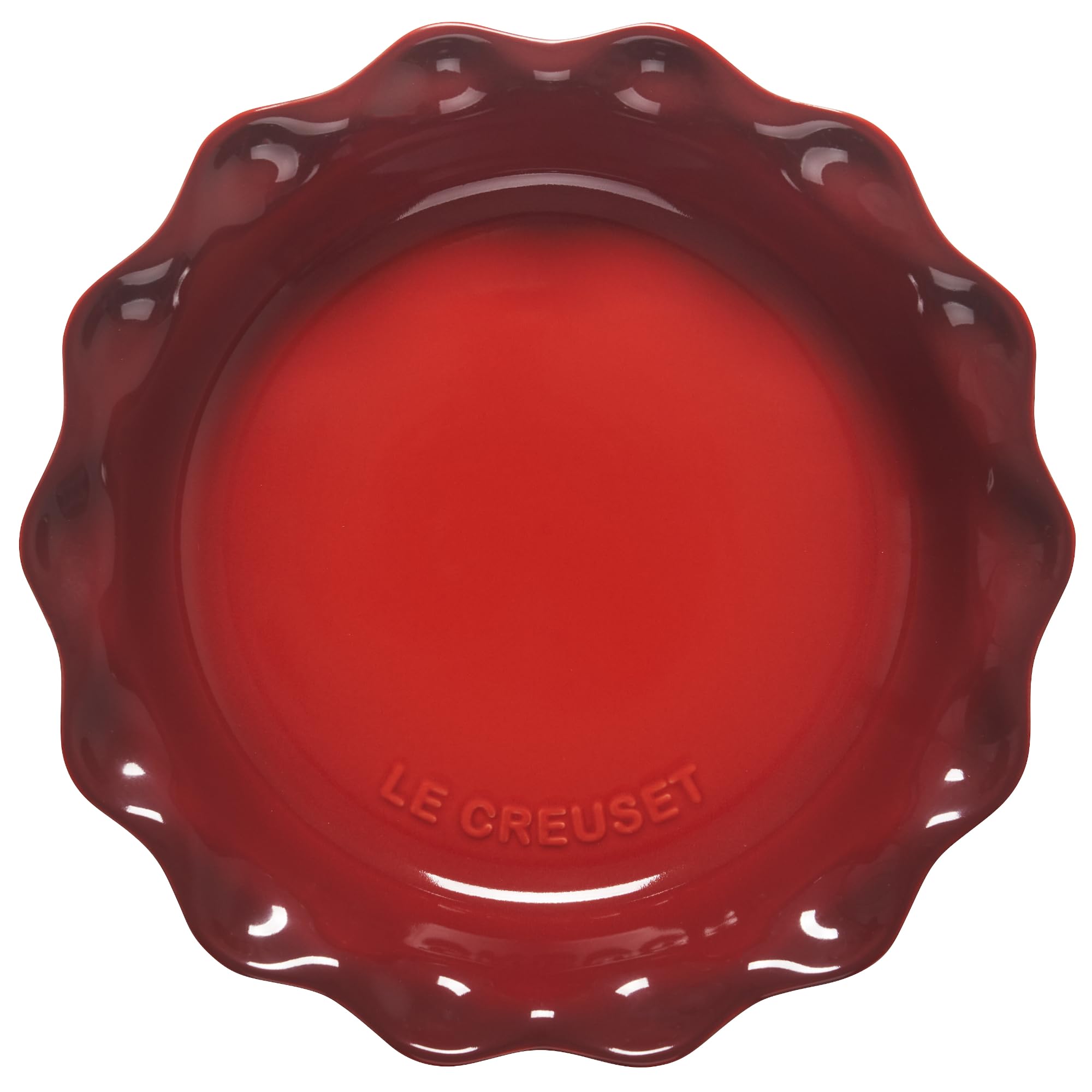 Le Creuset tartera para pastel cerise, interior enjado antiadherente para desmoldar fácil.