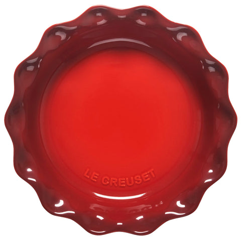Le Creuset tartera para pastel cerise, interior enjado antiadherente para desmoldar fácil.