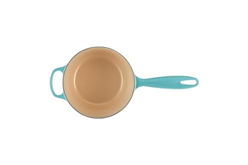Le Creuset tapa ajustada facilita la circulación de vapor y devuelve humedad.