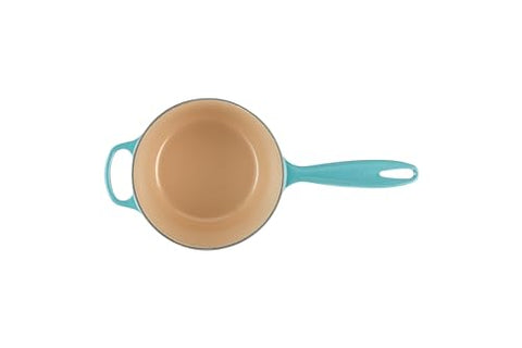 Le Creuset tapa ajustada facilita la circulación de vapor y devuelve humedad.