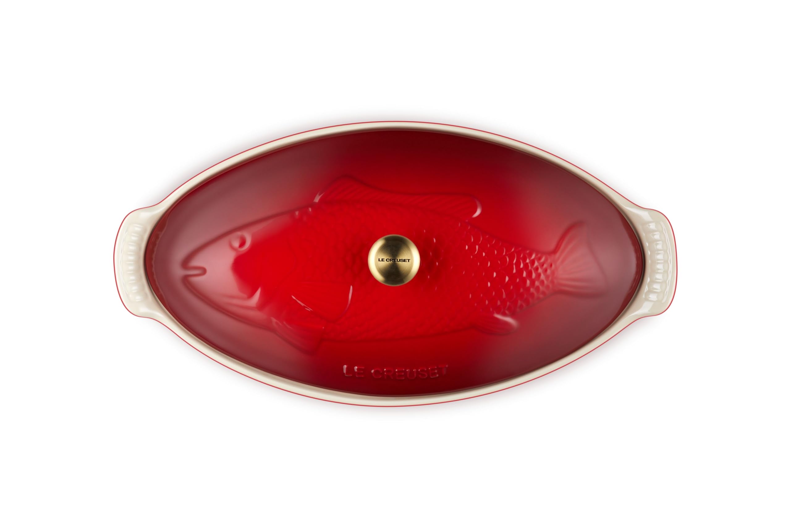 Le Creuset tapa cerámica Heritage Cerise para conservar humedad y sabor.
