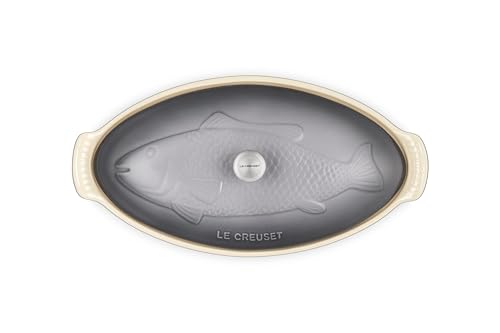 Le Creuset tapa cerámica ovalada, mantiene humedad y aroma.