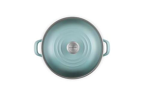 Tapa de la olla Le Creuset con pomo inoxidable seguro