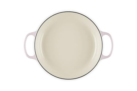 Le Creuset tapa de vidrio templado permite observar y conservar humedad.