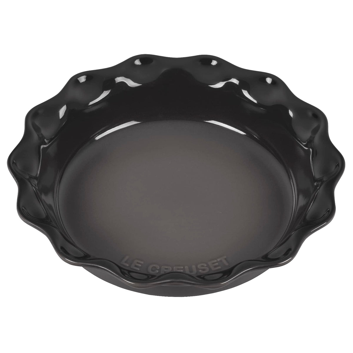 Le Creuset tarta Heritage 9 pulgadas en piedra, horneado uniforme y dorado.