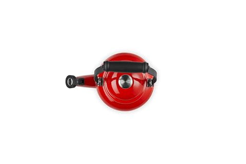 Le Creuset tetera demi con pitido único indica cuándo hierve.