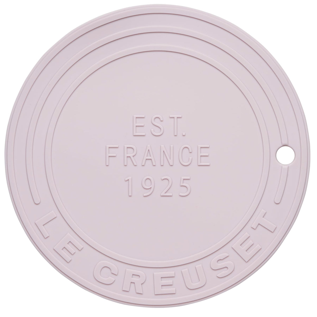 Le Creuset Trivet de silicona 8 pulgadas Chalota protege superficies y resiste altas temperaturas.