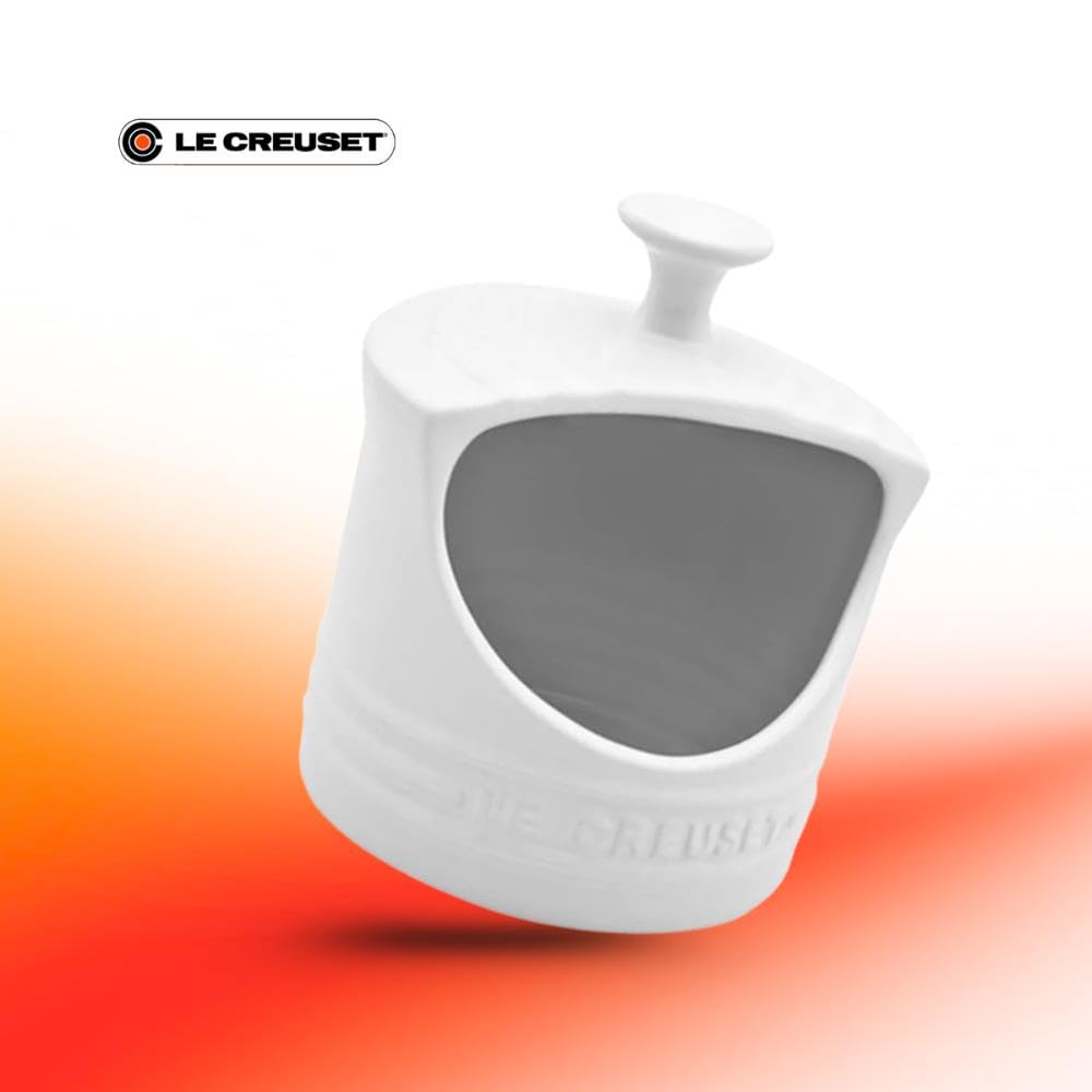 Le Creuset uso diario en la cocina para sal y condimentos.
