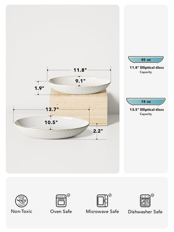 LE TAUCI ceramica resistente, apta para horno y microondas.