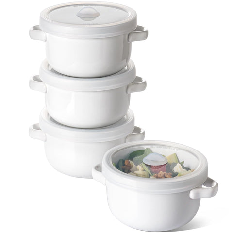 LE TAUCI cuenco sopa con asas, 28 oz, porciones generosas