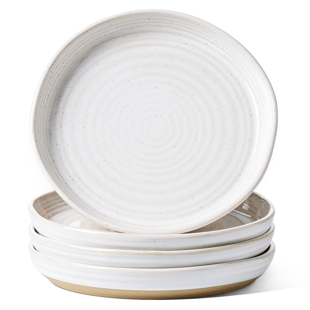 LE TAUCI plato-ensalada-8-pulgadas para servir ensaladas con borde alto y estable.