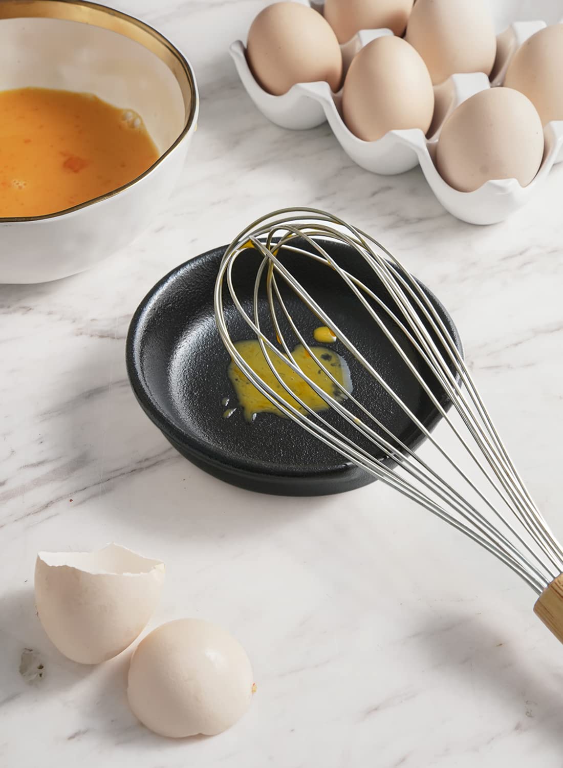 LE TAUCI reposacucharas cerámico negro crudo combinación elegante para cocina
