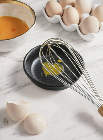 LE TAUCI reposacucharas cerámico negro crudo combinación elegante para cocina