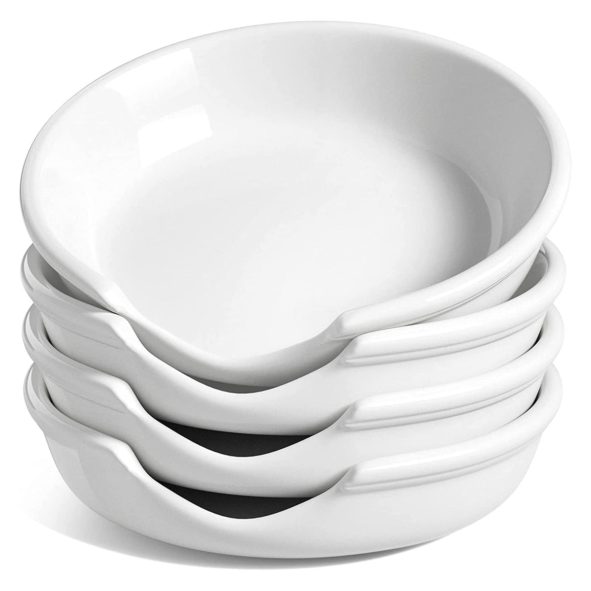 LE TAUCI reposacucharas ceramico blanco en estufa para evitar goteos.