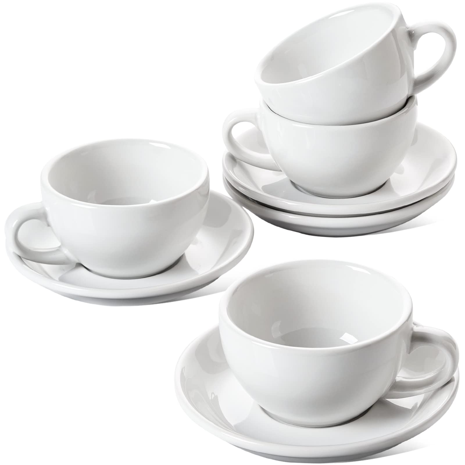 Taza LE TAUCI cappuccino 8oz de densidad alta para mantener la temperatura.