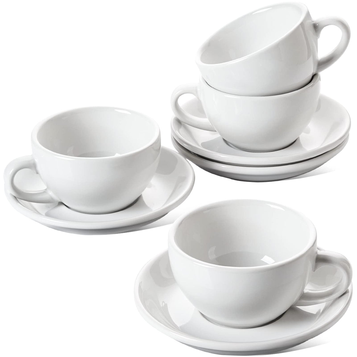 Taza LE TAUCI cappuccino 8oz de densidad alta para mantener la temperatura.