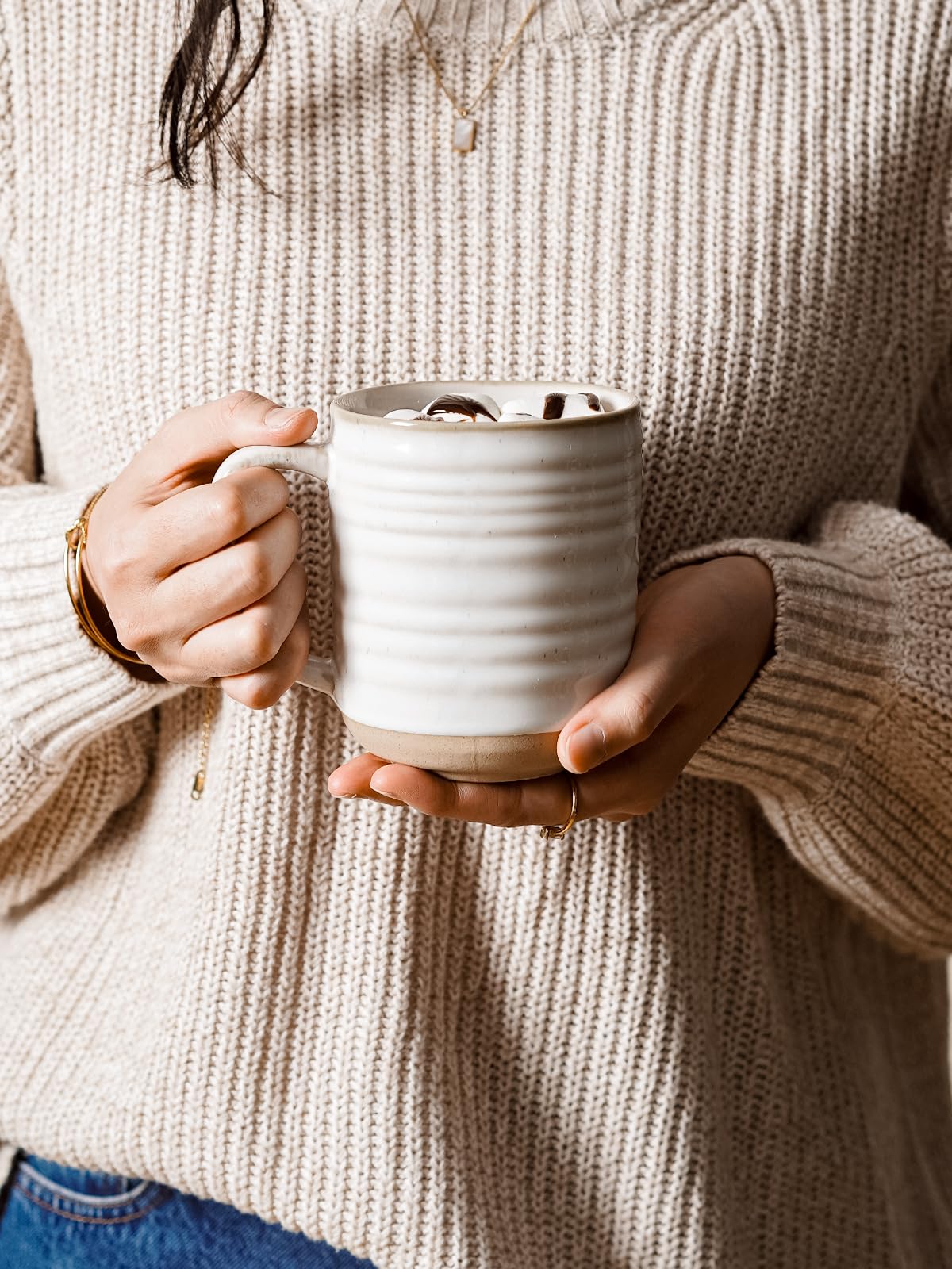 Tazas LE TAUCI 18 oz asa amplia para agarre cómodo