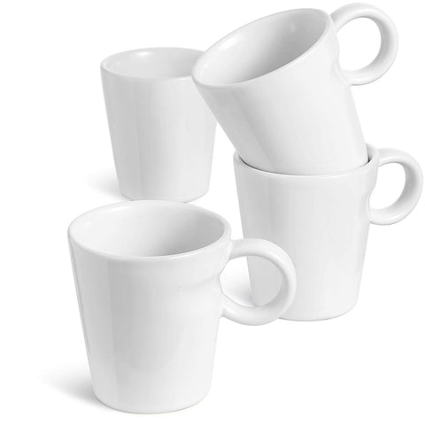 LE TAUCI tazas espresso 5 oz blancas, ideales para doble shot de café