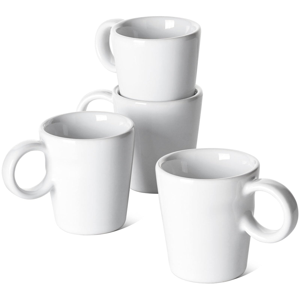 LE TAUCI tazas expreso de 3 onzas en cerámica, ideales para expreso perfecto en casa.