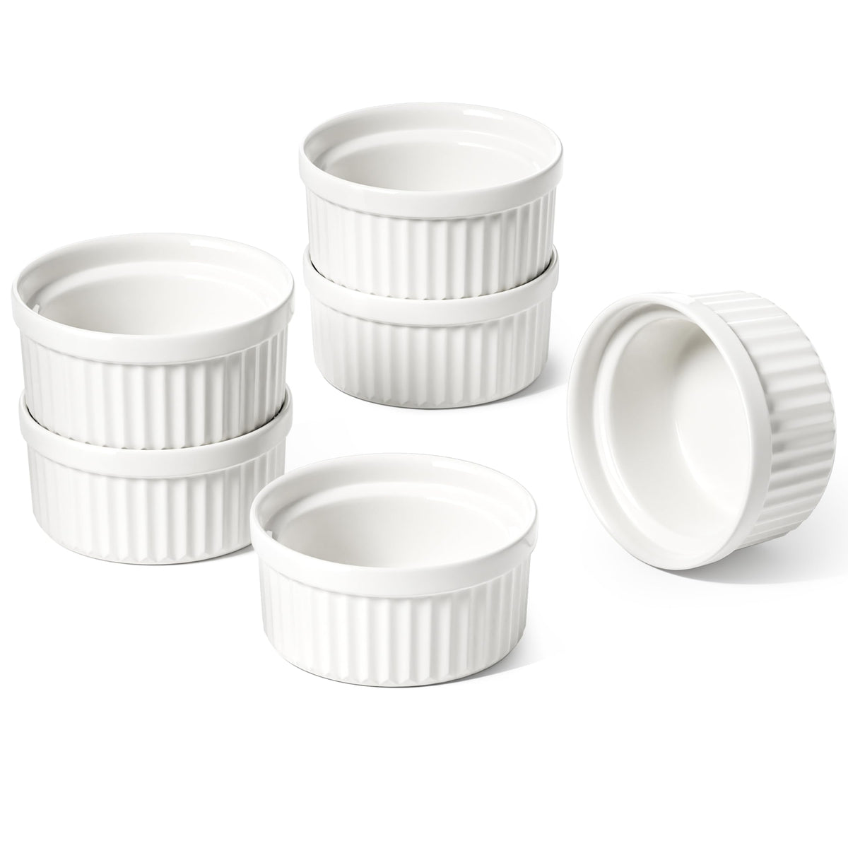 LE TAUCI tazas de salsa 2 onzas vista frontal, ideales para salsas y dips