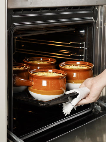 Tazones aptos para horno LE TAUCI, duraderos y elegantes.
