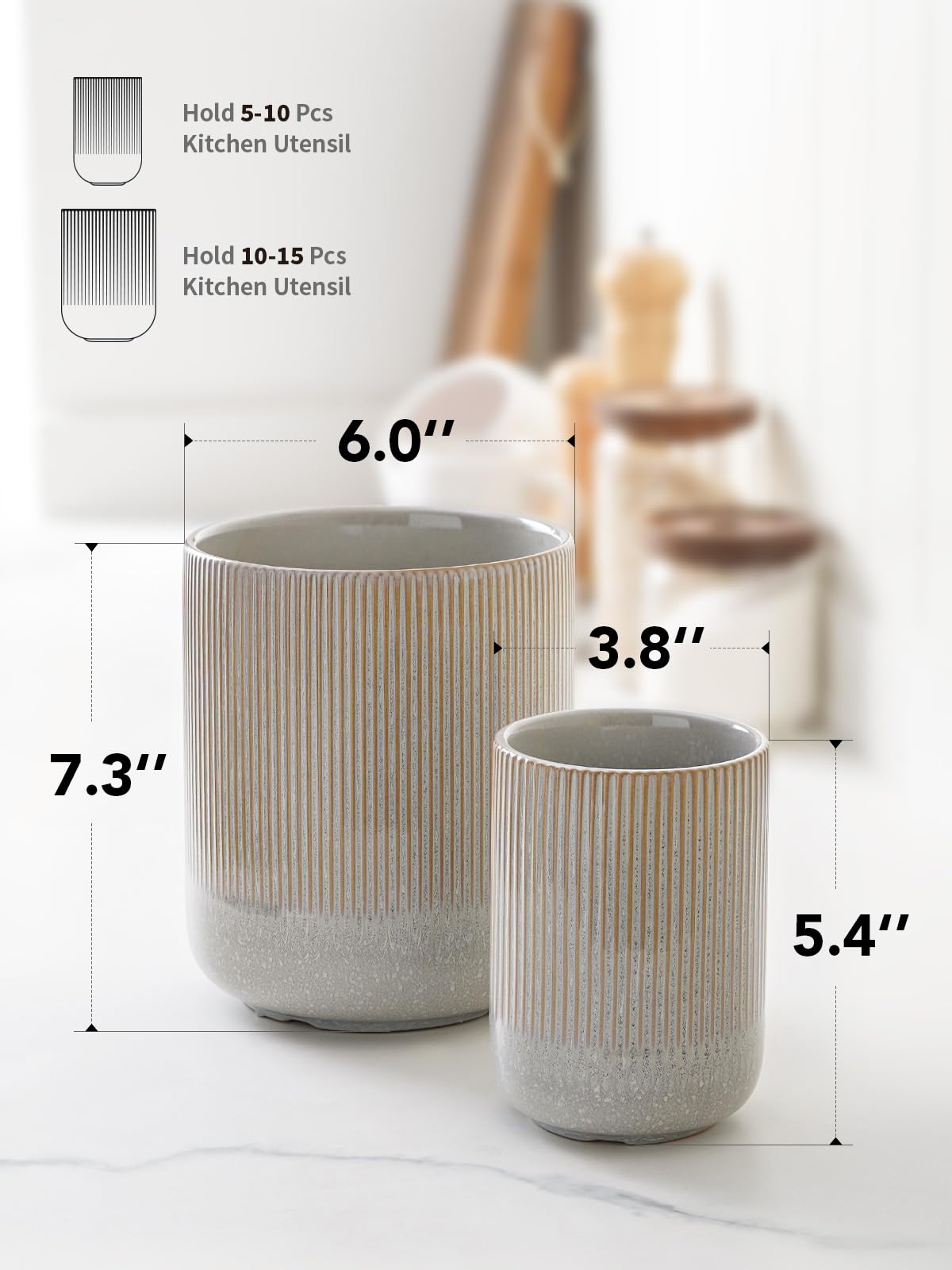 LE TAUCI porta utensilios, uso multifuncional para vasos, cepillos y pods de café.
