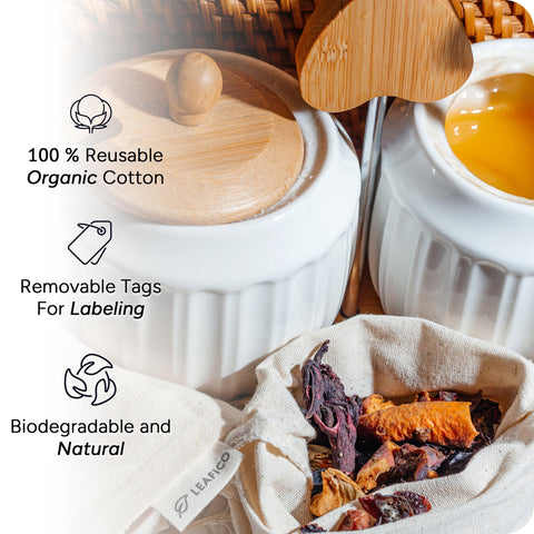LEAFICO bolsas de almacenamiento para jerbas o especias en cocina.