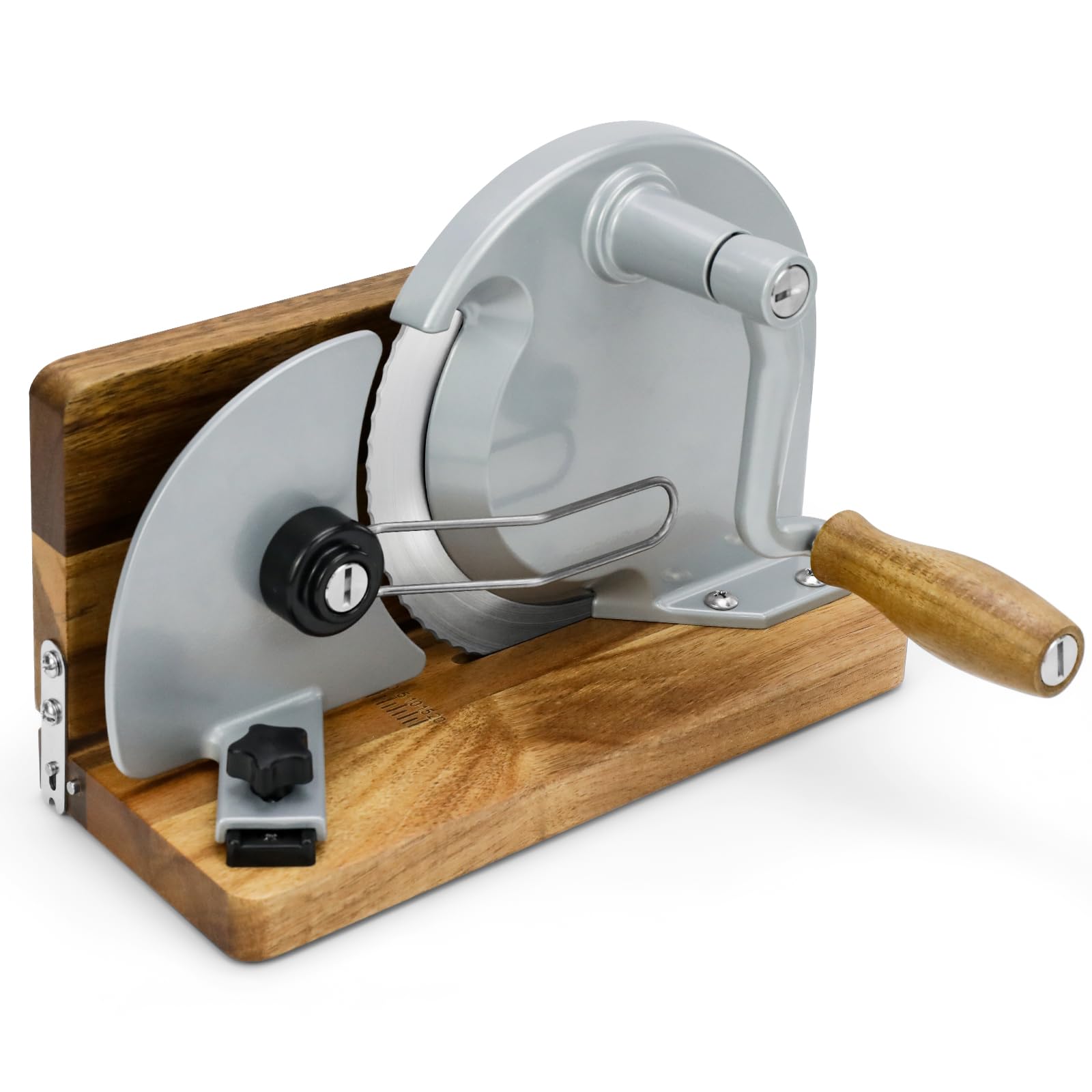 Leafinnerin cortador de pan manual plegable, ahorro de espacio para la cocina.