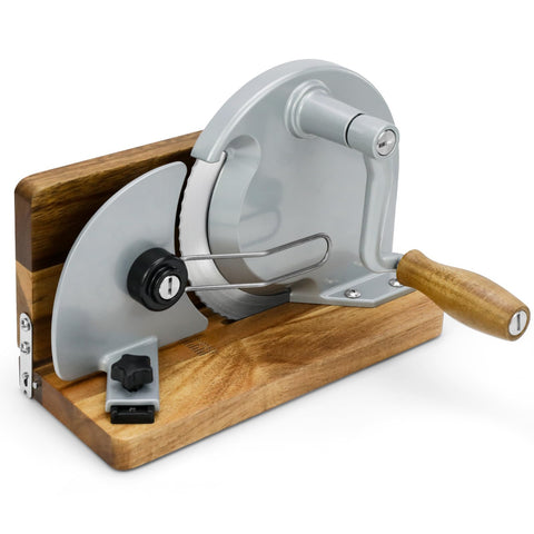 Leafinnerin cortador de pan manual plegable, ahorro de espacio para la cocina.