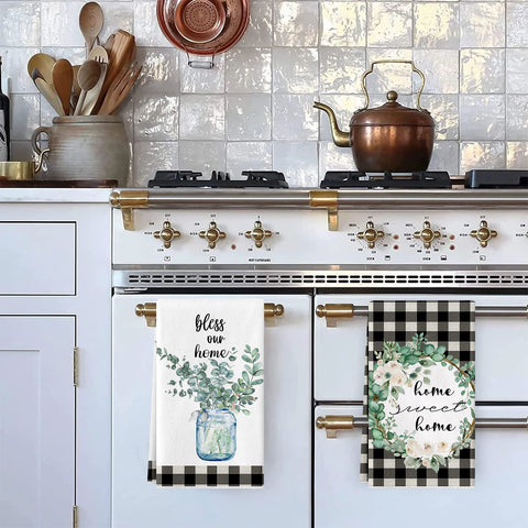 Lebsitey toalla de cocina de alta absorción para secar y limpiar platos.