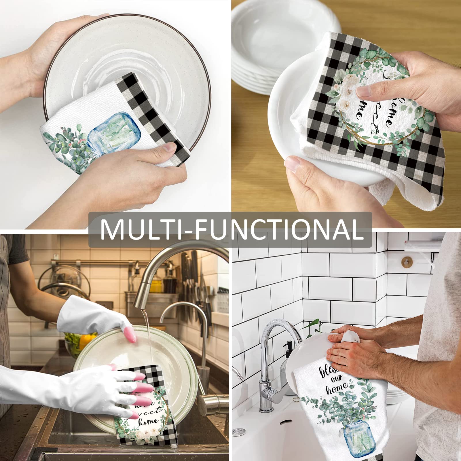 Lebsitey toalla de cocina tamaño 45x70 cm, ideal para uso diario.