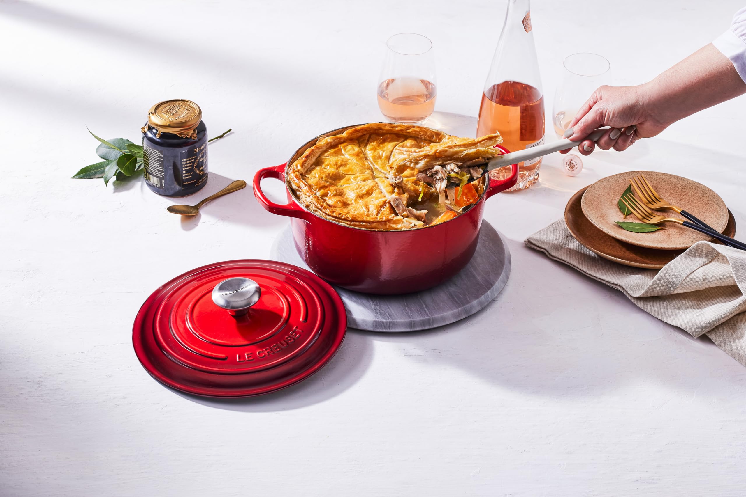 Le Creuset mantenimiento-durable, esmalte resistente a desgaste